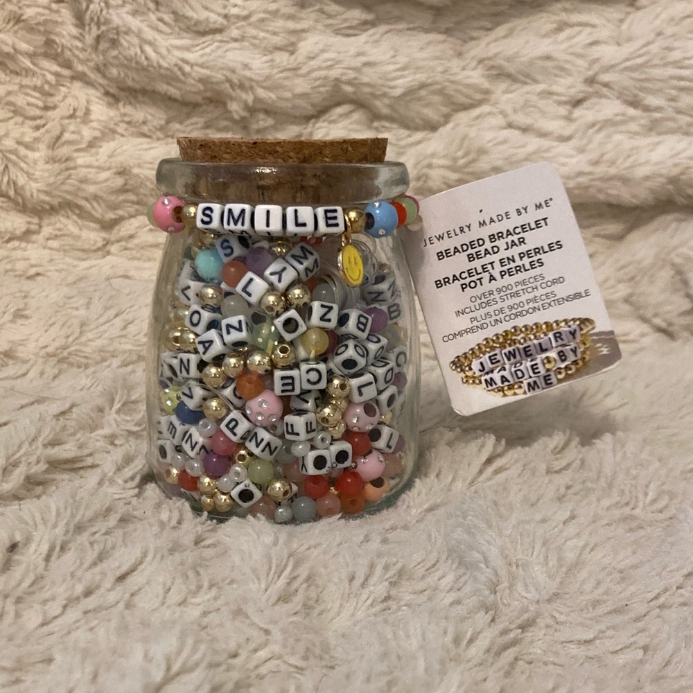 Jewelry Made By Me Beaded Bracelet Bead Jar